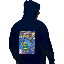 Load image into Gallery viewer, Daily_Deal_Shirts Pullover Hoodies, Unisex / Small / Navy Spider-Bart VS D&#39;ohc Ock
