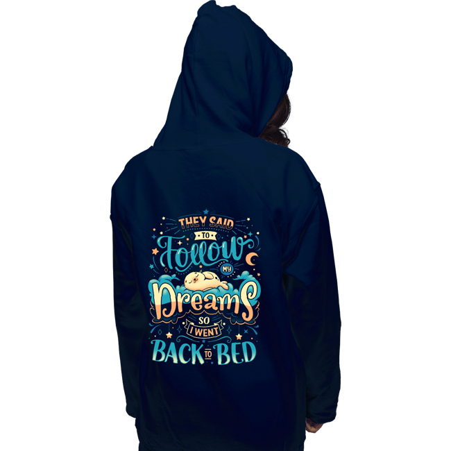 Daily_Deal_Shirts Pullover Hoodies, Unisex / Small / Navy Back To Dreaming