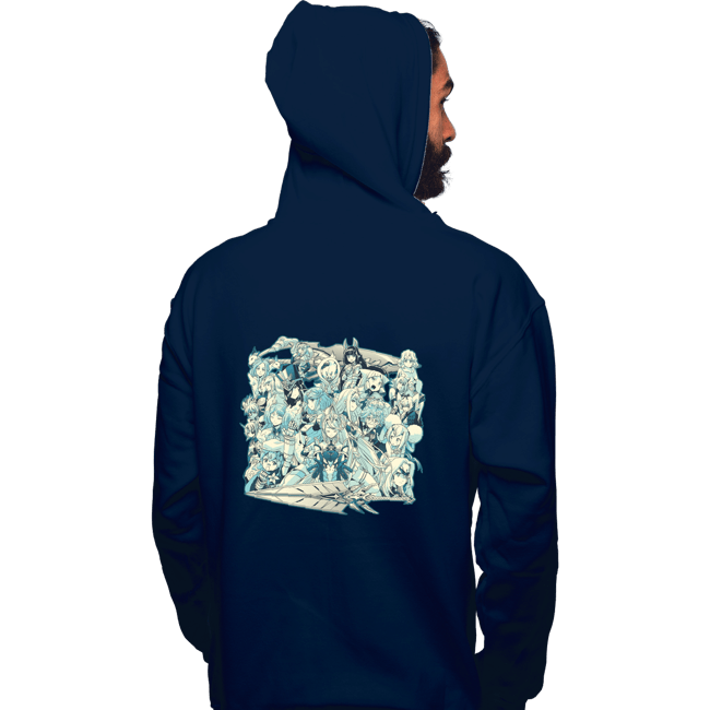 Shirts Pullover Hoodies, Unisex / Small / Navy Blade Resonance