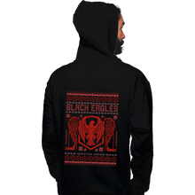 Load image into Gallery viewer, Shirts Pullover Hoodies, Unisex / Small / Black Black Eagles Sweater
