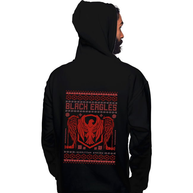 Shirts Pullover Hoodies, Unisex / Small / Black Black Eagles Sweater
