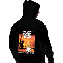 Load image into Gallery viewer, Secret_Shirts Pullover Hoodies, Unisex / Small / Black Stop The Planet
