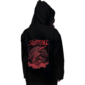 Shirts Pullover Hoodies, Unisex / Small / Black Silent Red Thing