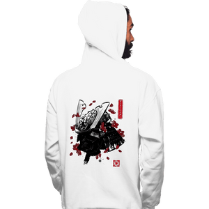 Daily_Deal_Shirts Pullover Hoodies, Unisex / Small / White The Darth Samurai