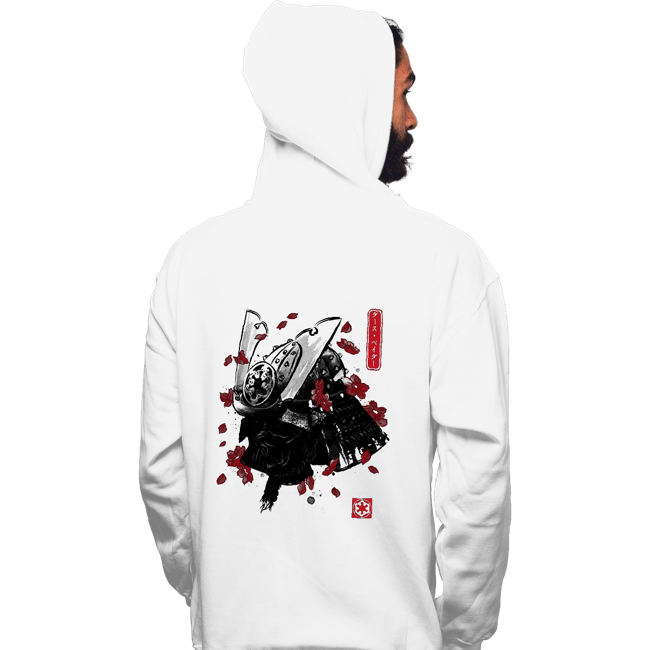 Daily_Deal_Shirts Pullover Hoodies, Unisex / Small / White The Darth Samurai