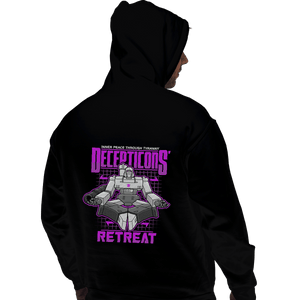 Shirts Pullover Hoodies, Unisex / Small / Black Decepticons Retreat