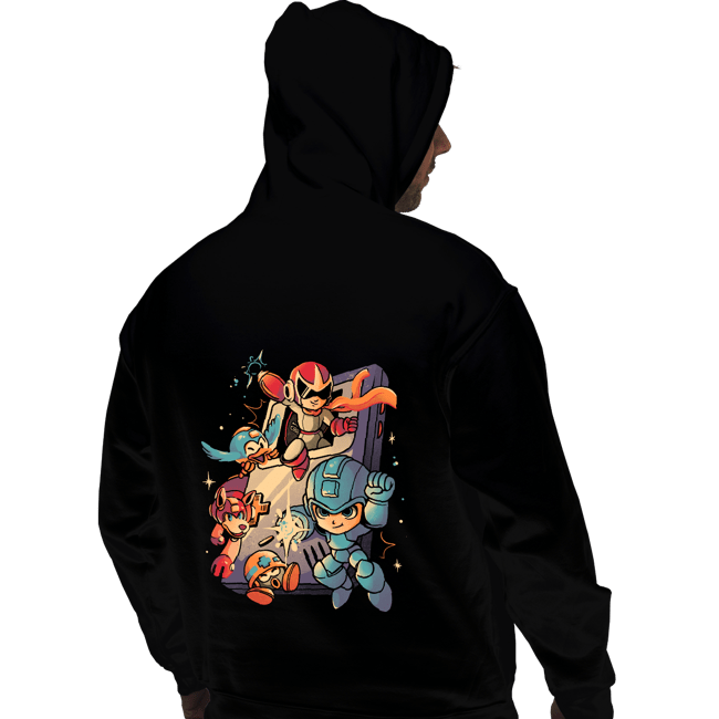 Daily_Deal_Shirts Pullover Hoodies, Unisex / Small / Black Mega Console