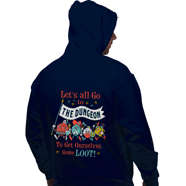 Shirts Pullover Hoodies, Unisex / Small / Navy Let's Go
