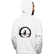 Load image into Gallery viewer, Shirts Pullover Hoodies, Unisex / Small / White Jiji Under The Moon
