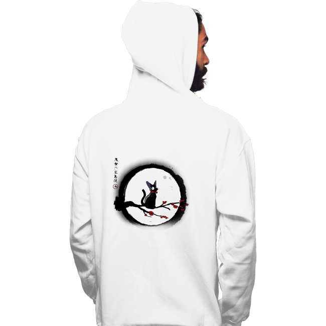 Shirts Pullover Hoodies, Unisex / Small / White Jiji Under The Moon