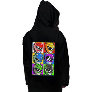 Shirts Zippered Hoodies, Unisex / Small / Black Pop Art Power Rangers