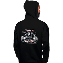 Load image into Gallery viewer, Shirts Pullover Hoodies, Unisex / Small / Black T-800 Gym
