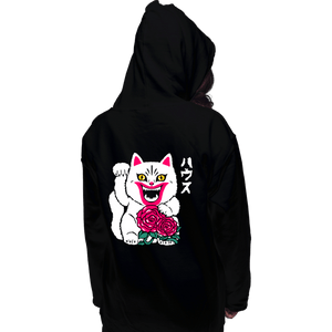 Daily_Deal_Shirts Pullover Hoodies, Unisex / Small / Black Lucky Hausu