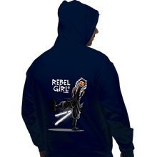 Load image into Gallery viewer, Secret_Shirts Pullover Hoodies, Unisex / Small / Navy Rebel Girl
