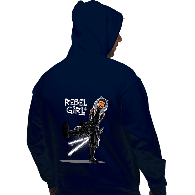 Secret_Shirts Pullover Hoodies, Unisex / Small / Navy Rebel Girl