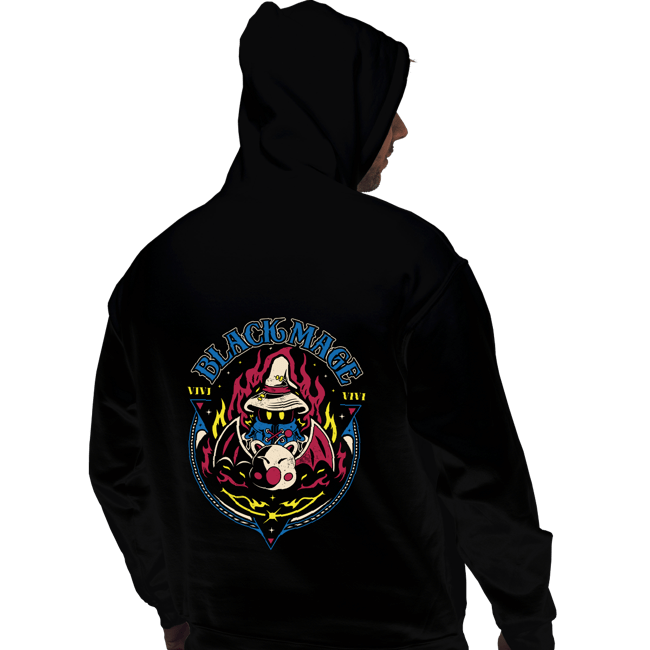 Daily_Deal_Shirts Pullover Hoodies, Unisex / Small / Black Black Mage Kupo
