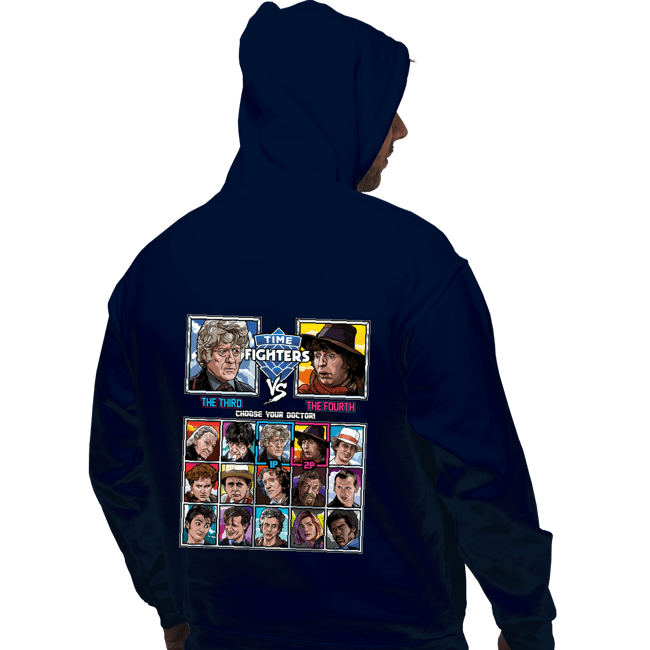 Daily_Deal_Shirts Pullover Hoodies, Unisex / Small / Navy Time Fighters 3rd vs 4th