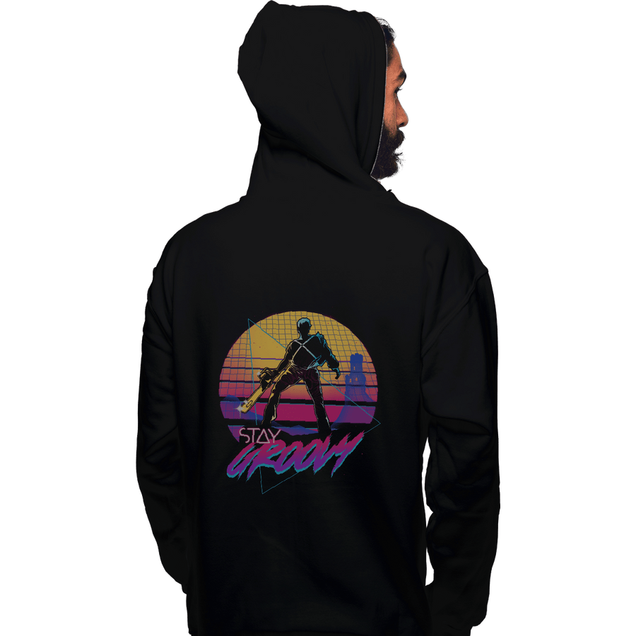 Shirts Pullover Hoodies, Unisex / Small / Black Stay Groovy