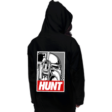 Load image into Gallery viewer, Shirts Pullover Hoodies, Unisex / Small / Black HUNT
