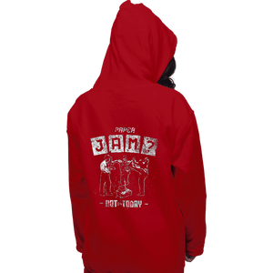Daily_Deal_Shirts Pullover Hoodies, Unisex / Small / Red Paper Jam
