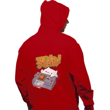Load image into Gallery viewer, Shirts Pullover Hoodies, Unisex / Small / Red Doomsday Cat
