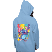Load image into Gallery viewer, Shirts Pullover Hoodies, Unisex / Small / Royal Blue Alien Says Love

