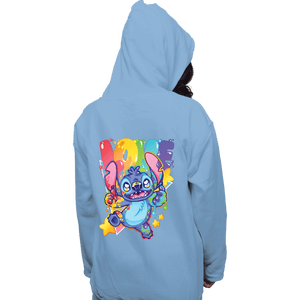 Shirts Pullover Hoodies, Unisex / Small / Royal Blue Alien Says Love