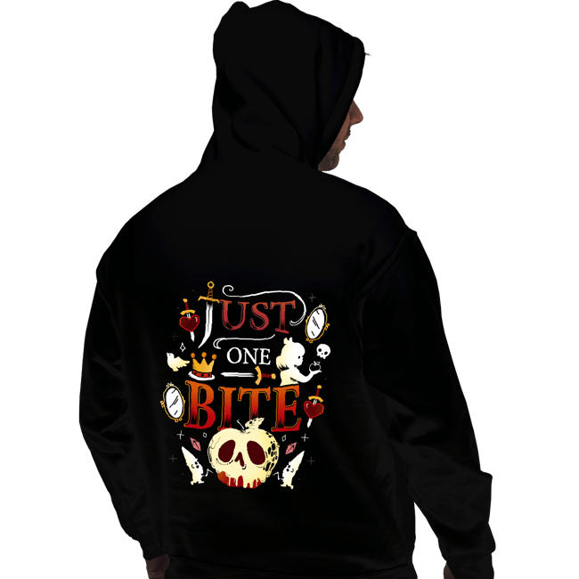 Daily_Deal_Shirts Pullover Hoodies, Unisex / Small / Black Just One Bite