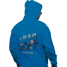 Load image into Gallery viewer, Secret_Shirts Pullover Hoodies, Unisex / Small / Sapphire Captain Shoryuken
