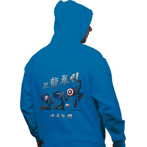 Secret_Shirts Pullover Hoodies, Unisex / Small / Sapphire Captain Shoryuken