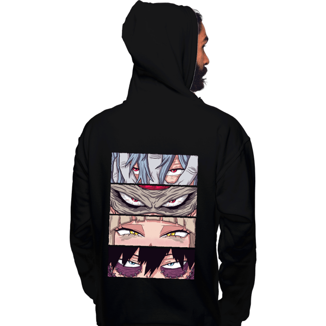 Daily_Deal_Shirts Pullover Hoodies, Unisex / Small / Black MHA Villains Eyes