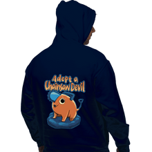 Load image into Gallery viewer, Daily_Deal_Shirts Pullover Hoodies, Unisex / Small / Navy Adopt A Chainsaw
