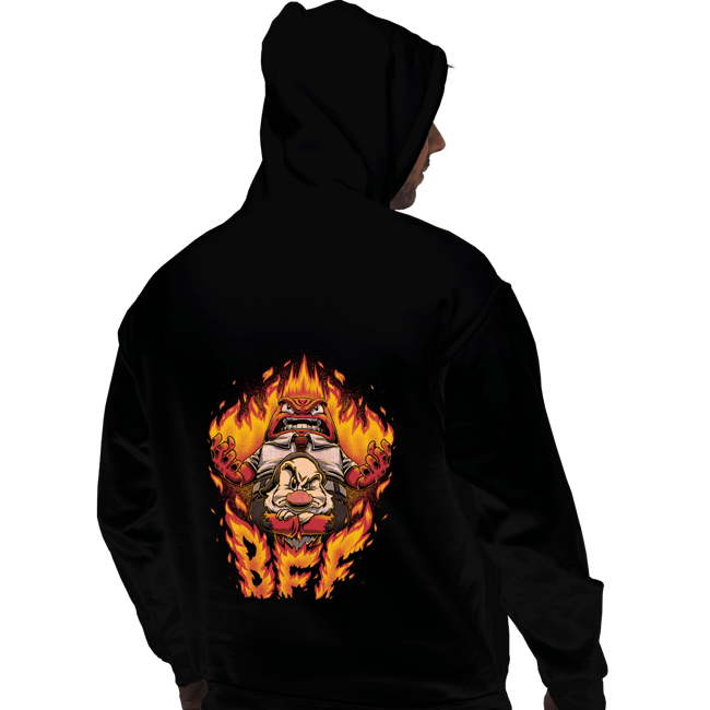 Daily_Deal_Shirts Pullover Hoodies, Unisex / Small / Black Angry Friends