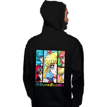 Load image into Gallery viewer, Secret_Shirts Pullover Hoodies, Unisex / Small / Black Moon Prism Power!
