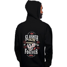 Load image into Gallery viewer, Shirts Pullover Hoodies, Unisex / Small / Black Slasher Forever
