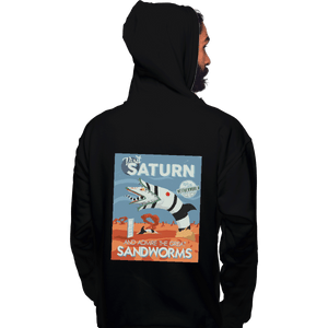 Shirts Zippered Hoodies, Unisex / Small / Black Visit Saturn