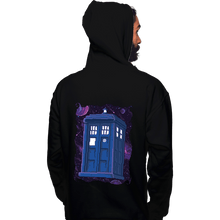 Load image into Gallery viewer, Daily_Deal_Shirts Pullover Hoodies, Unisex / Small / Black Pixel Tardis
