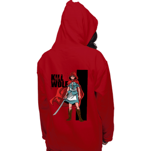 Secret_Shirts Pullover Hoodies, Unisex / Small / Red Kill Wolf