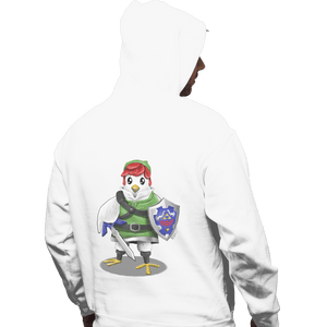 Shirts Pullover Hoodies, Unisex / Small / White Hyrule Chicken