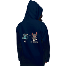 Load image into Gallery viewer, Secret_Shirts Pullover Hoodies, Unisex / Small / Navy My Anxiety
