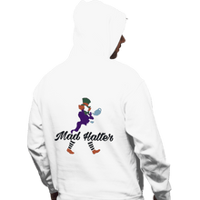 Load image into Gallery viewer, Shirts Pullover Hoodies, Unisex / Small / White Mad Hatter
