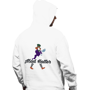 Shirts Pullover Hoodies, Unisex / Small / White Mad Hatter