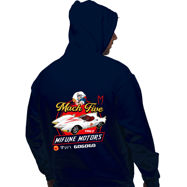 Secret_Shirts Pullover Hoodies, Unisex / Small / Navy Mifune Motors