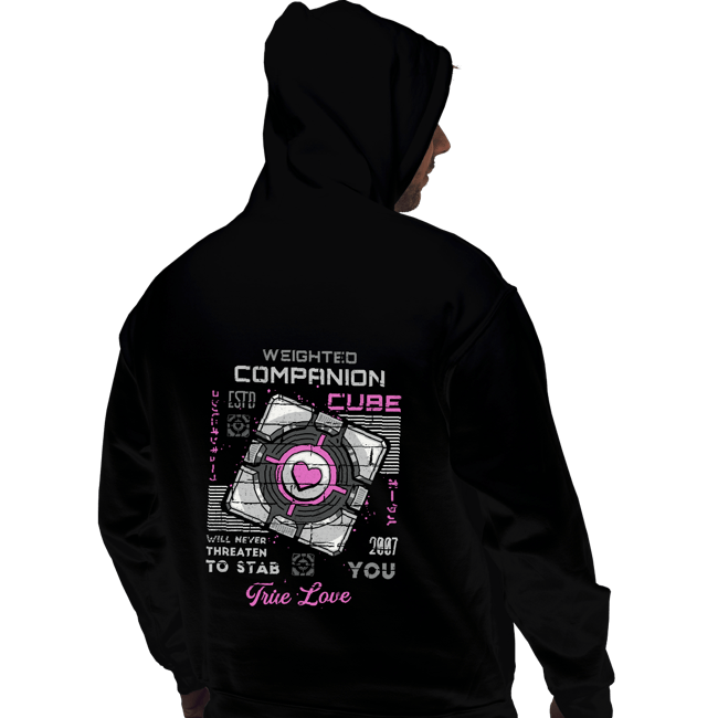 Secret_Shirts Pullover Hoodies, Unisex / Small / Black Companion Cube