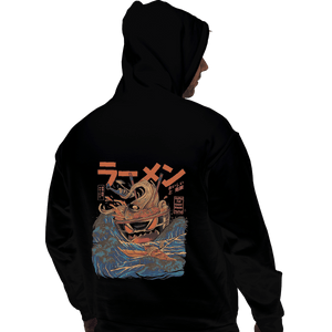 Shirts Pullover Hoodies, Unisex / Small / Black Great Ramen off Kanagawa