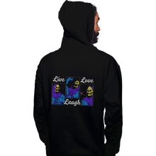 Load image into Gallery viewer, Shirts Pullover Hoodies, Unisex / Small / Black Live Laugh Love
