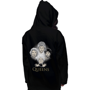 Shirts Pullover Hoodies, Unisex / Small / Black Golden Queens