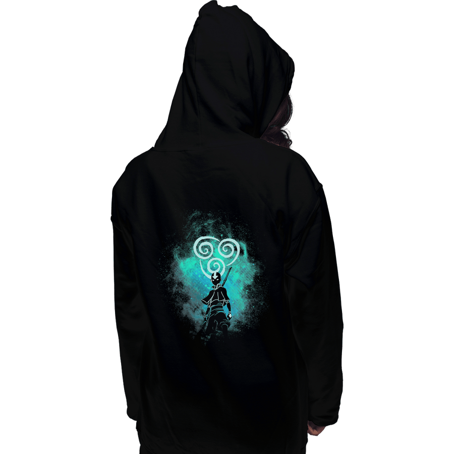 Shirts Zippered Hoodies, Unisex / Small / Black Aang Art