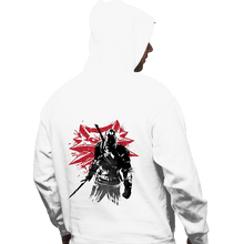 Load image into Gallery viewer, Shirts Pullover Hoodies, Unisex / Small / White The Witcher Sumi-e
