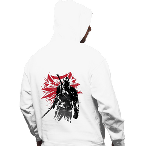 Shirts Pullover Hoodies, Unisex / Small / White The Witcher Sumi-e